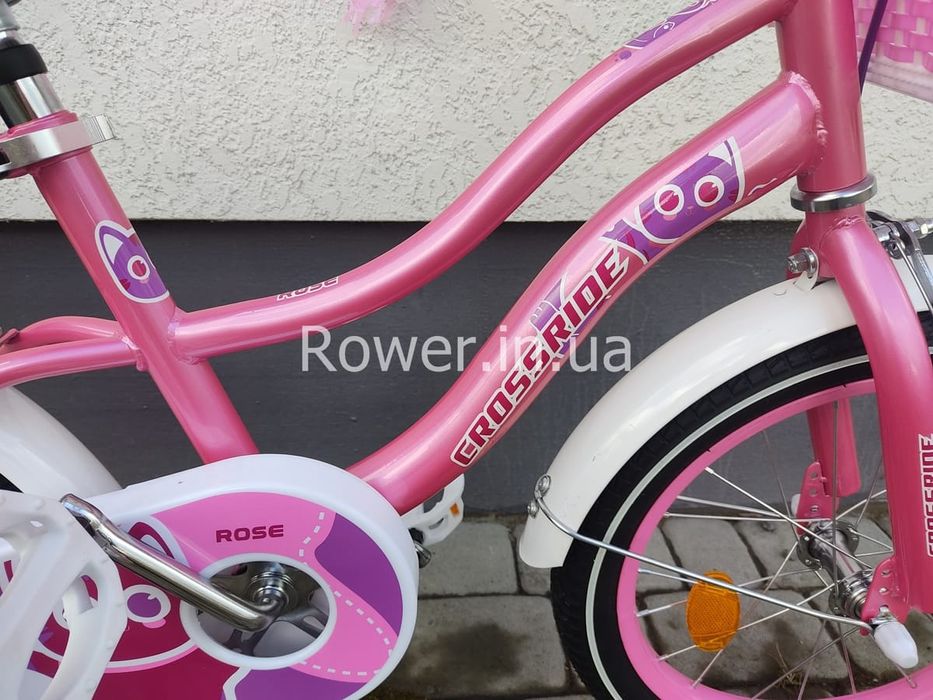 Дитячий велосипед для дівчаток 3-5 років Crossride Rose St 16 Pink
