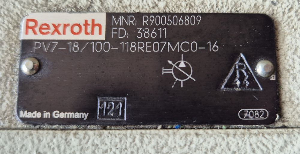 Pompa hydrauliczna Rexroth PV7-18/100-118RE07MCO-16 NOWA
