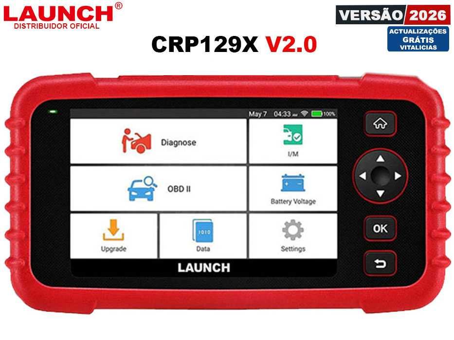 Launch CRP129X V2 Maquina Diagnostico OBD Actualizações Grátis (NOVO)