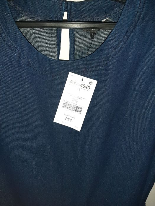 Sukienka jeansowa Next nowa z metką rozmiar 40