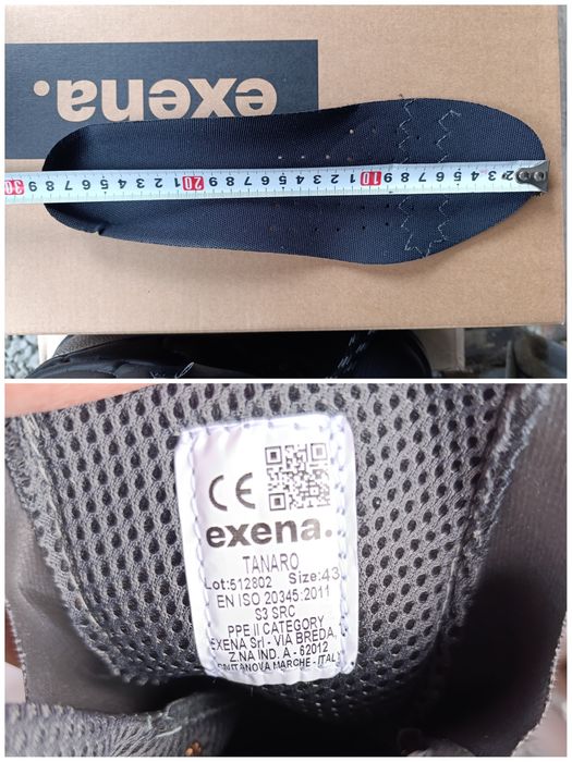 рабочие ботинки Exena Tanaro S3 SRC Разм. 43