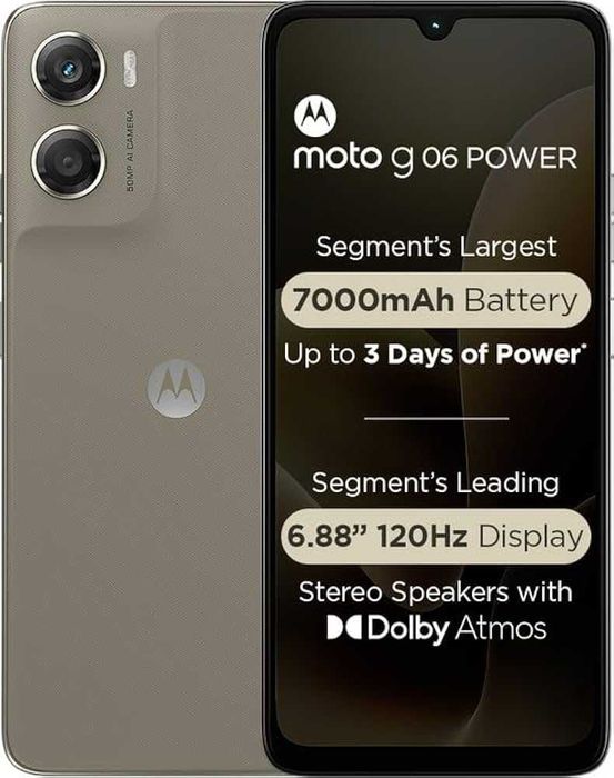 NOWA Motorola G06 Power 4/64GB Laurel Oak Khaki 399ZŁ Sklep CentralGSM
