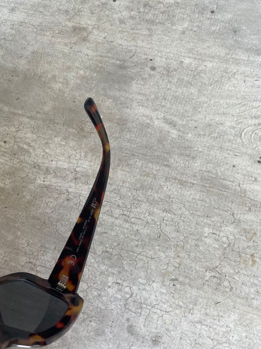 H&M duże okulary muchy brązowe