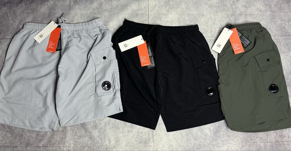 Шорты C.P. Company Cargo Shoarts , шорты СП Компани, Black,Grey , L XL