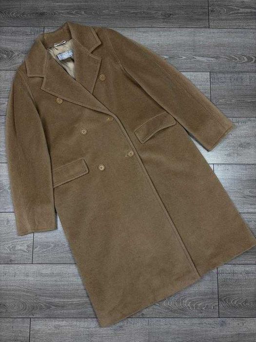 Оригінальне вінтажне вовняне двобортне пальто MaxMara