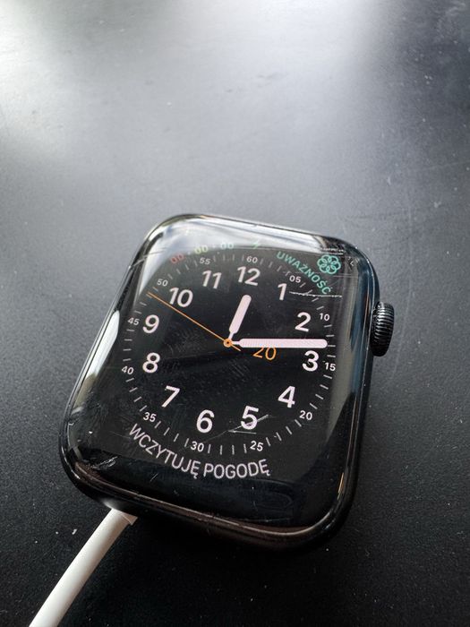 Apple Watch SE 2 (2. gen) 44mm GPS + Cellular (LTE) Midnight / Północ – Pełen Zestaw