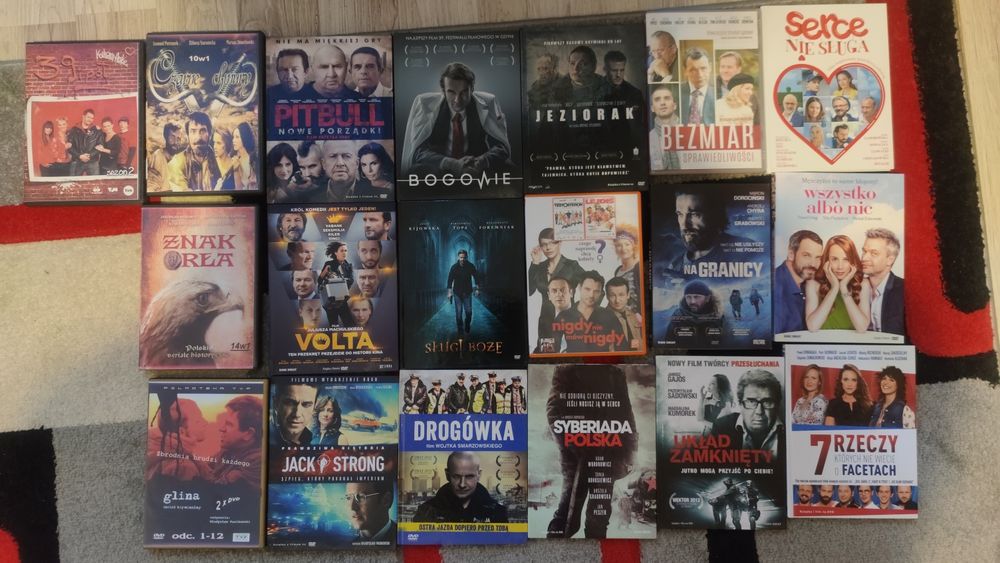 Polskie filmy DVD cena za całość