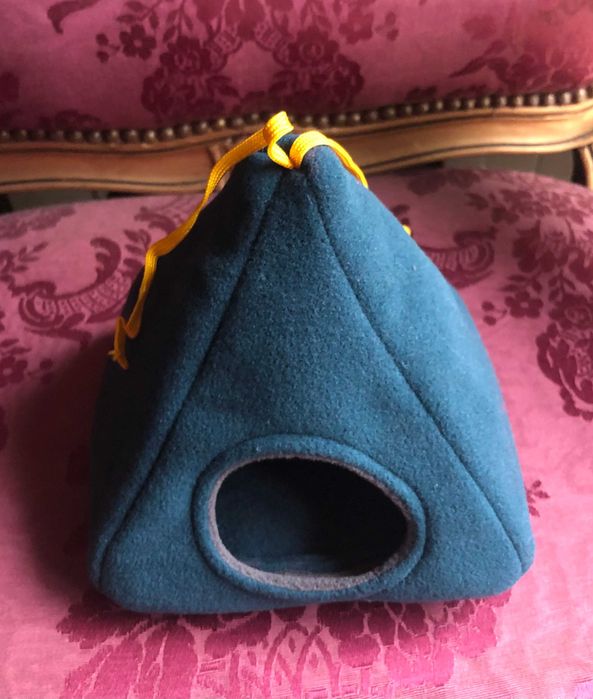 Abrigo Térmico tenda Anti-Enrolamento para aves Agapórnis Piriquitos !