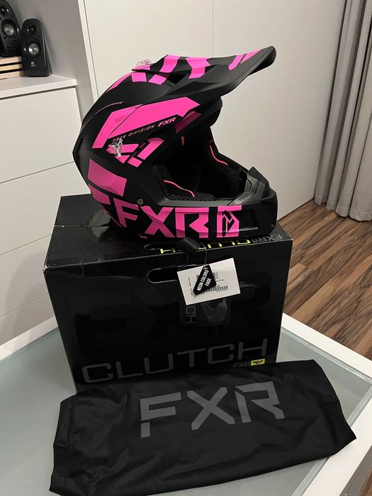Kask FXR Clutch Evo LE Pink Black MX(cross,quad,enduro,mtb)