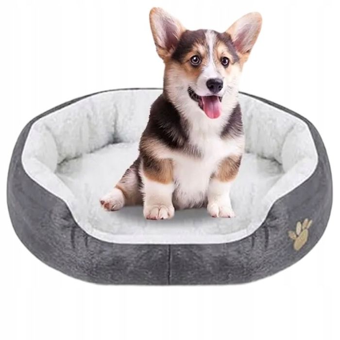 Legowisko Dla Małego Psa Kota Pluszowe Poduszka Miękkie Wodoodporne 60