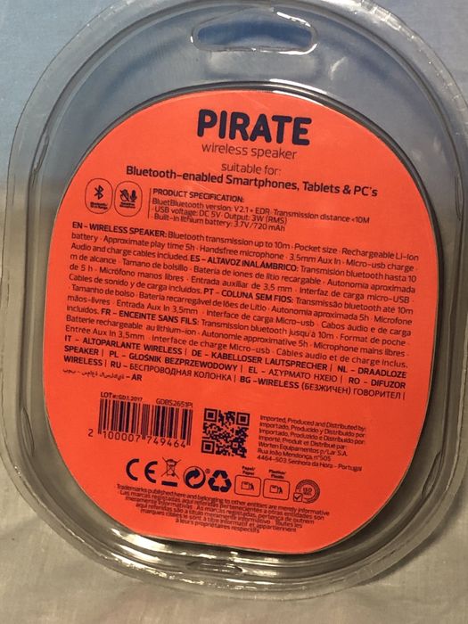 Colunas bluetooth novas na caixa