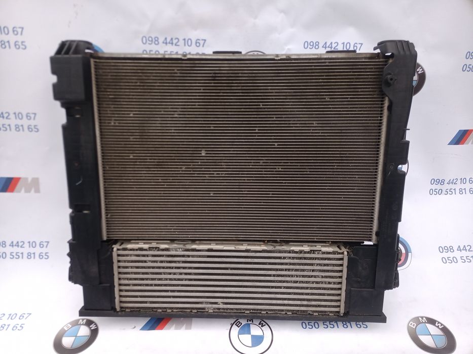 Касета радіаторів BMW X3 F25 F26 кассета радиаторов БМВ Ф25 дифузор