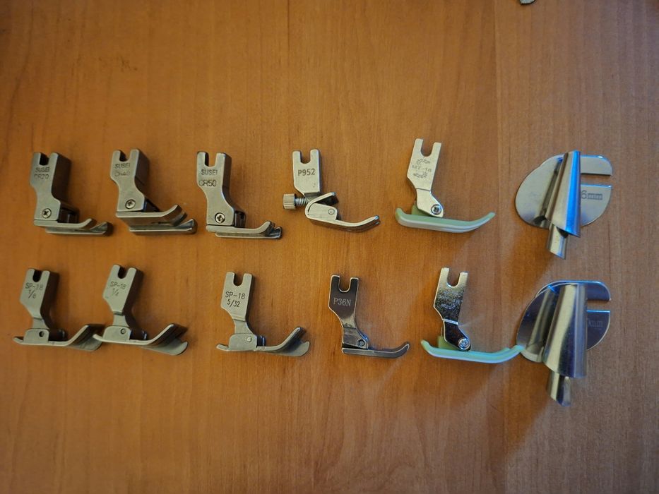 Набор лапок и улиток для швейных машин