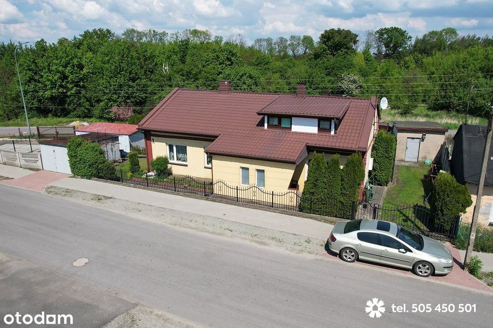 Dom 80 m2, działką 270 m2 oraz garażem w spokojnej okolicy