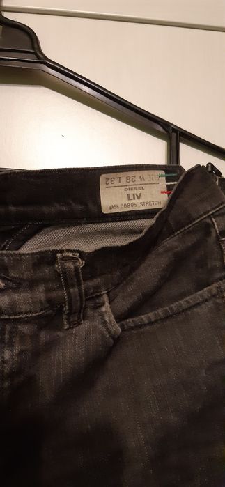 Czarne jeansy Diesel model Liv 32/28