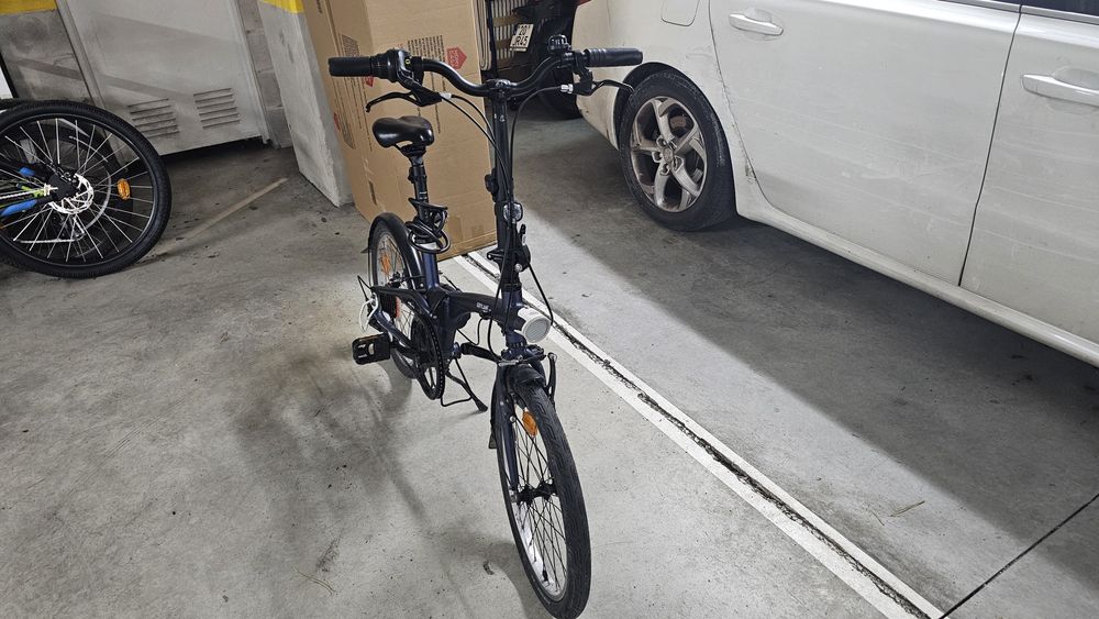 Bicicleta Oxylane Fold 500 Dobrável