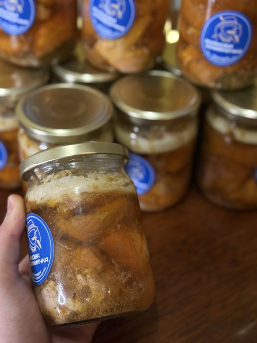 Справжня домашня тушонка зі свинини - крафтове виробництво (525 грам)