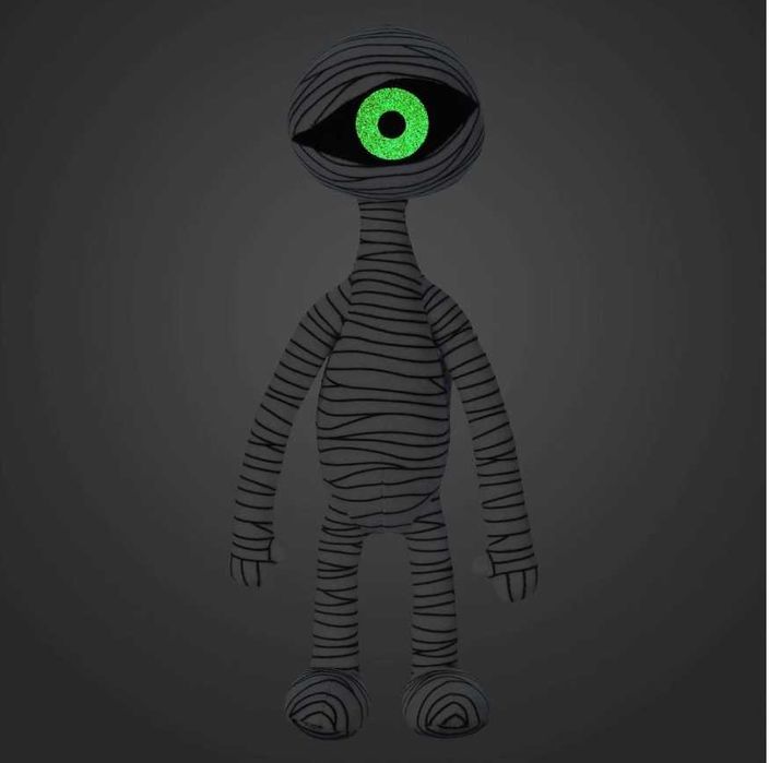 Maskotka mumia Disney Nightmare Before oko świecące w ciemności