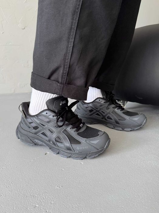 ‼️НОВІ Кросівки Asics Gel-Venture 6 Dark Grey Gore-Tex