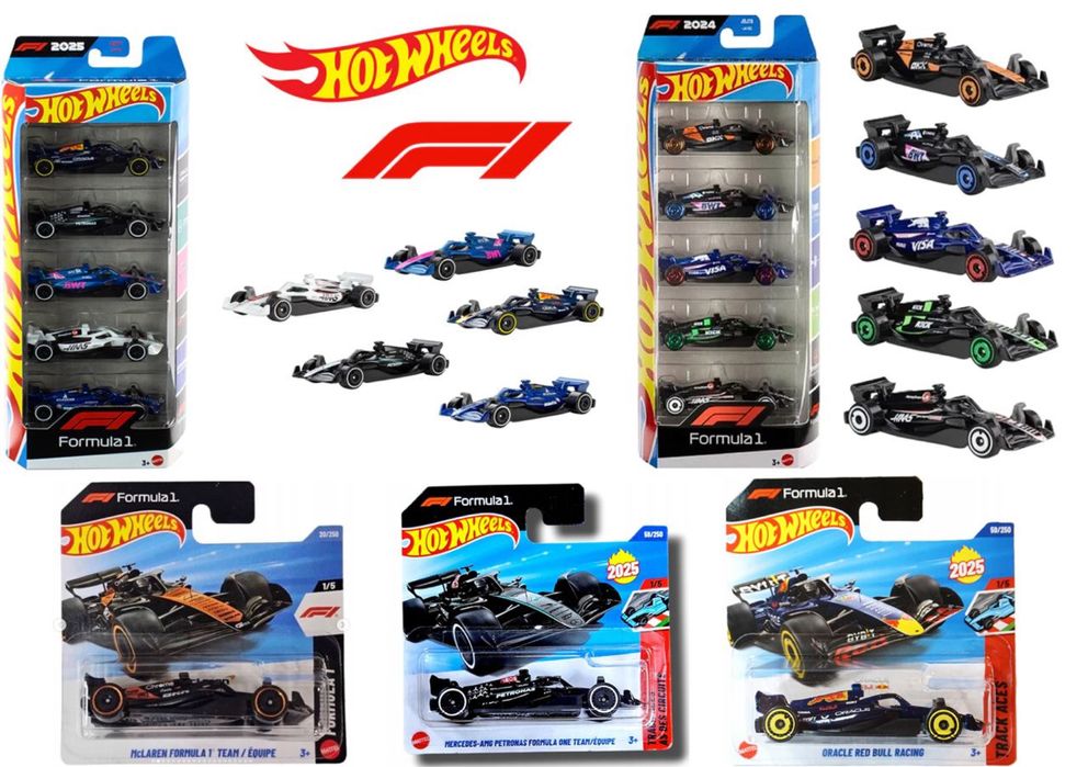 HOT WHEELS FORMULA 1 F1 5 pack набір 5 шт. Формула 1: 225 грн