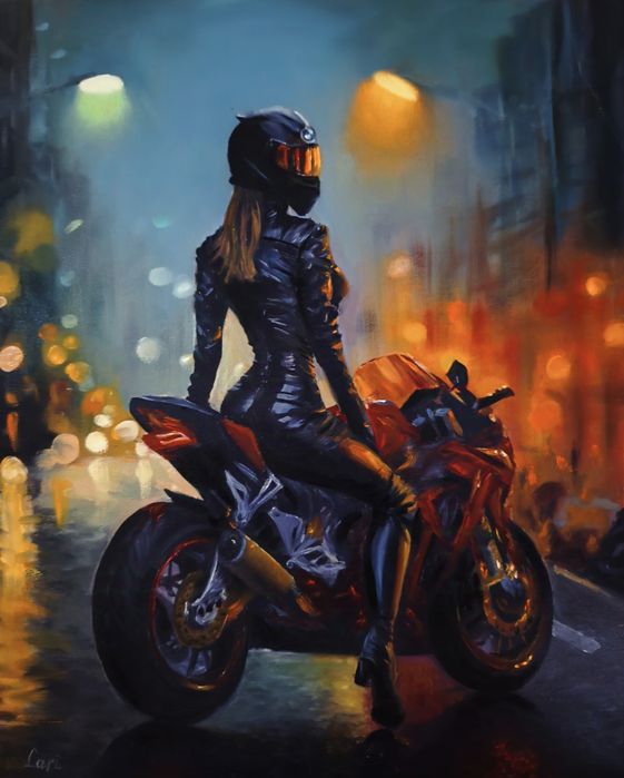 Картина "Мото" масло