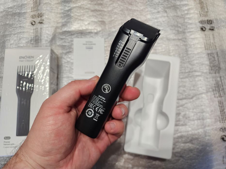 Машинка для підстригання волосся Xiaomi ENCHEN Boost Black