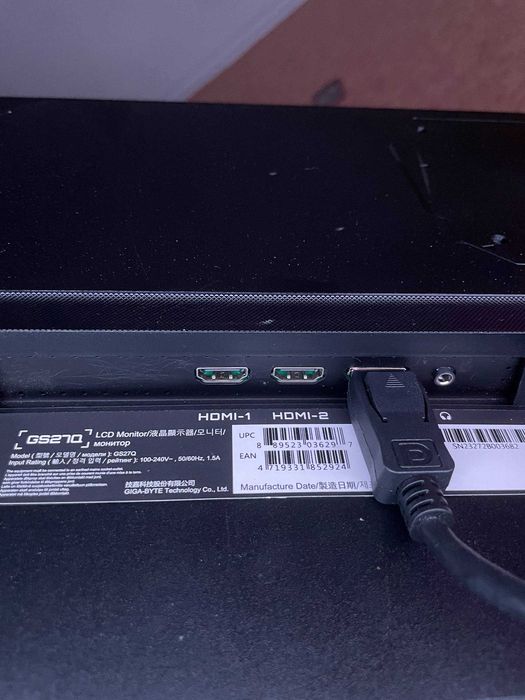 Ігровий 2К Монітор Gigabyte GS27Q 2560x1440 27" 170Hz