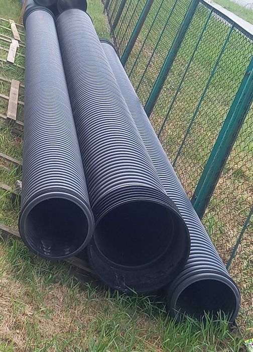 rura dwuścienna sn8 dn 300 6m mostek przejazdowa przepustowa