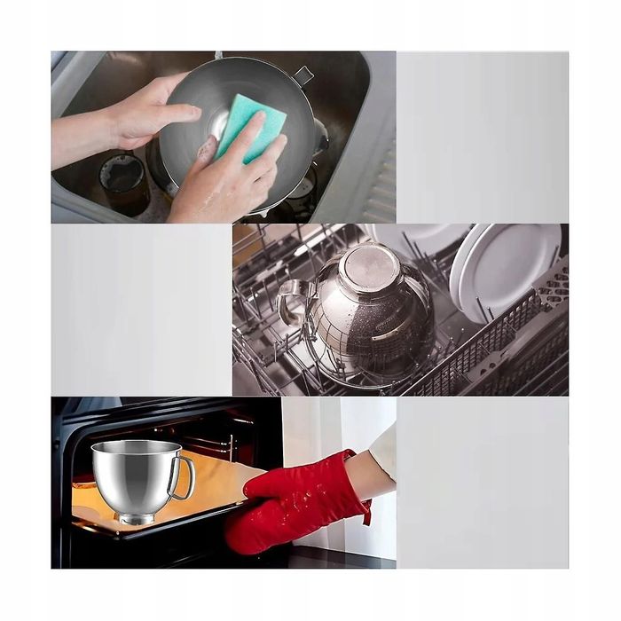 Dzieża ze stali nierdzewnej 4,8 litra do KitchenAid 4,5QT i 5QT Misa