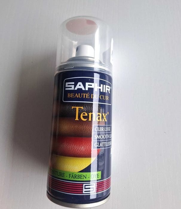 Barwnik / Farba do skóry TENAX 150ml Spray - SAPHIR różowa NOWA
