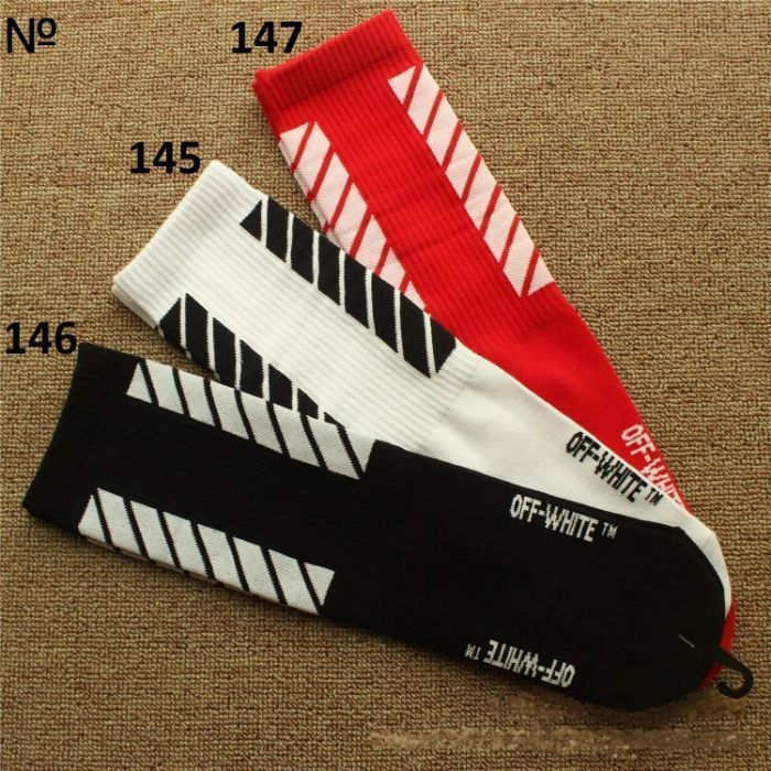 Високі шкарпетки DGK/OFF-WHITE/BAPE. Носки высокие Офф-вайт