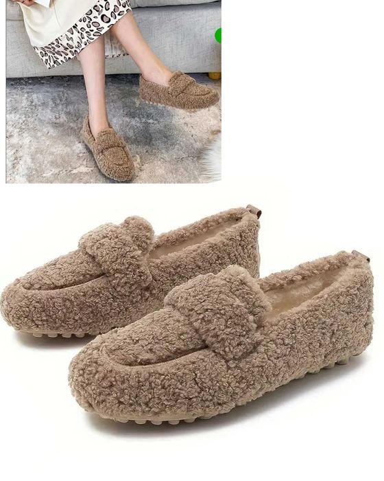 хутряні балетки лофери нові 40-41 розмір