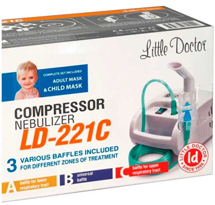 Небулайзер Інгалятор LITTLE DOCTOR LD-221C компресорний
