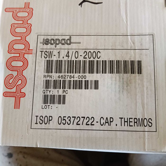 Termostat przemysłowy Isopad TSW 1.4 NOWY, Regulator temperatury