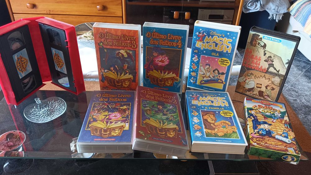 VHS's Filmes para crianças