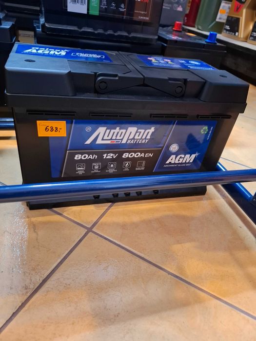 Akumulator BPower AGM 70Ah 760A P+ Start Stop 603x275x233