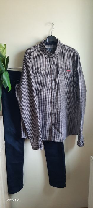 Koszula w drobną kratkę męska Cropp