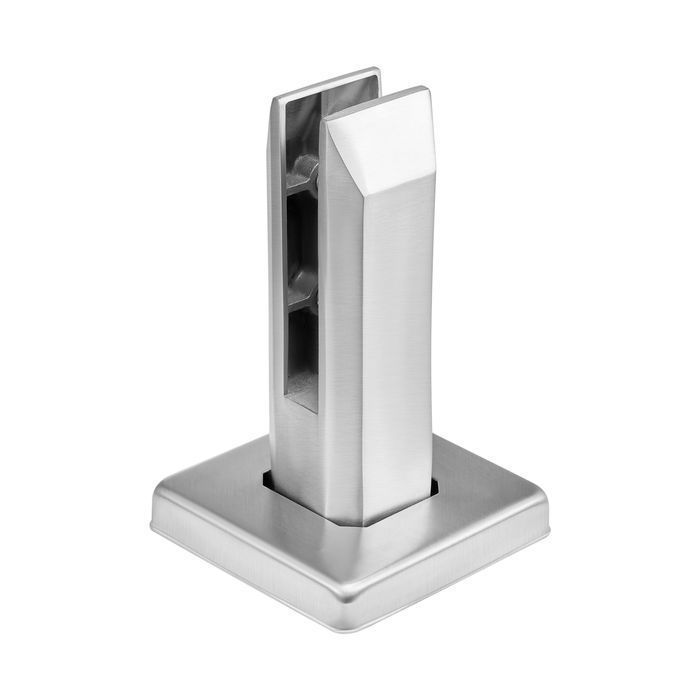 Zacisk do balustrady szklanej VEVOR Srebro 3 mm 100 x 100