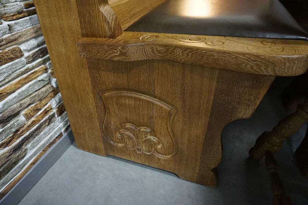 Ekskluzywny Narożnik Kuchenny Podświetlany Stół Rozkł 4 krzesła  K-499