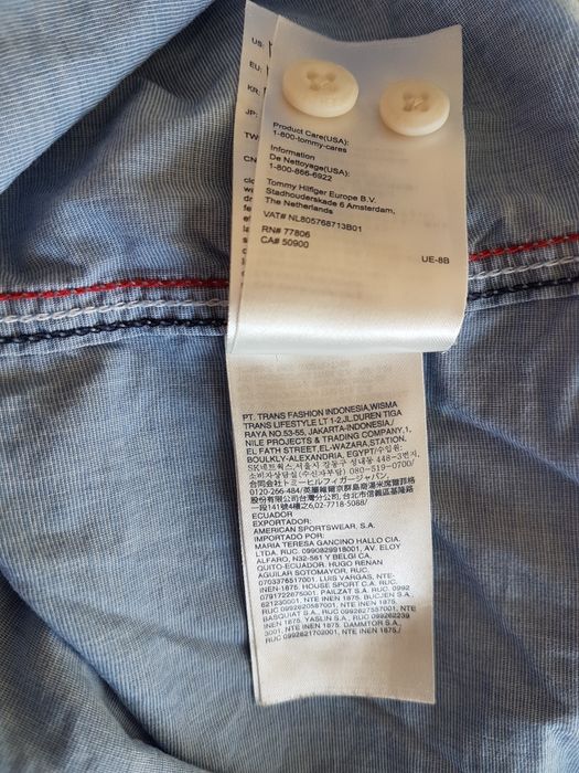 Koszula jak nowa Tommy Hilfiger niebieska, r. M