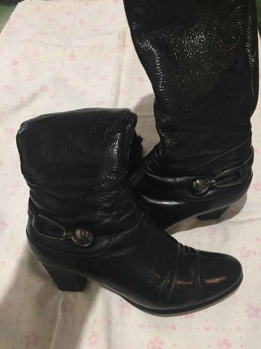 Зимние сапоги кожа!!!