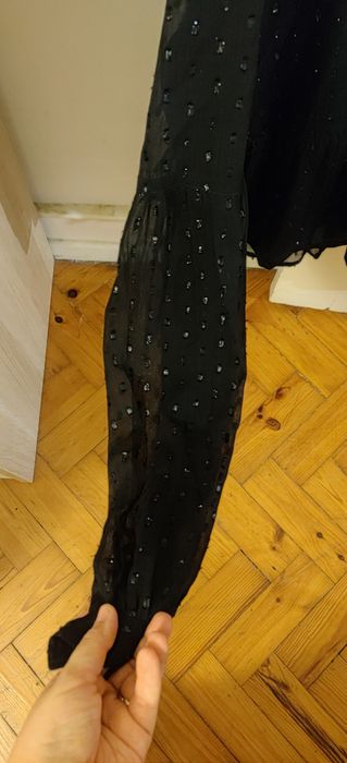 Blusa mulher Tiffosi preta, tamanho L, como nova. Motivo de venda,