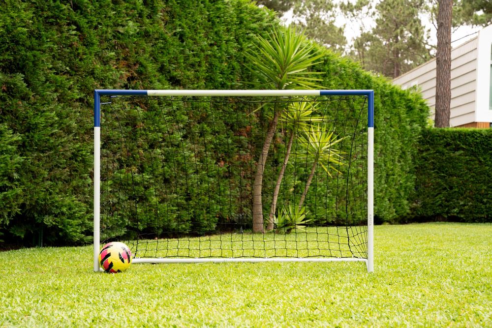 Baliza de Futebol Classic M (180x120 cm) Branco - Garantia 5 Anos