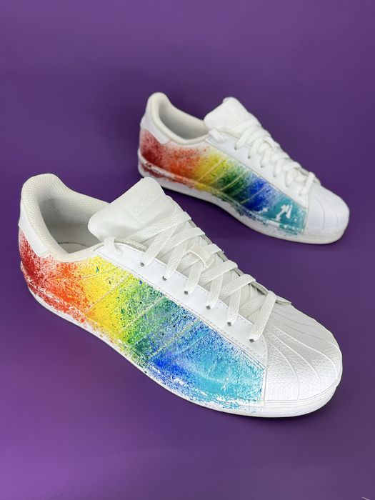 Кросівки 42,5р. Adidas Superstar "Pride Pack