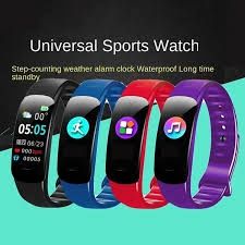 Smartwatch C1 Plus pomiar ciśnienia puls sen kroki aplikacja