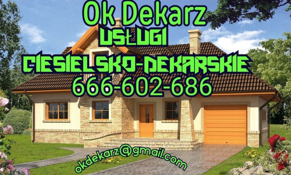 Dekarz  Cieśla  Dekarz