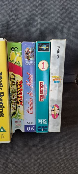 Cassetes de vídeo VHS Walt Disney e outros 1994