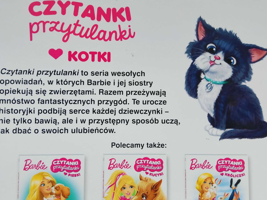 Barbie Czytanki przytulanki Kotki