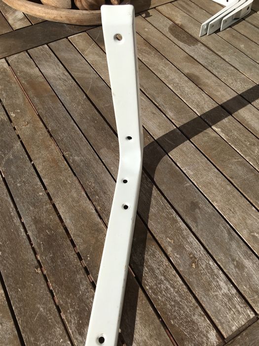 Suporte Metalico Branco Prateleira - Novo