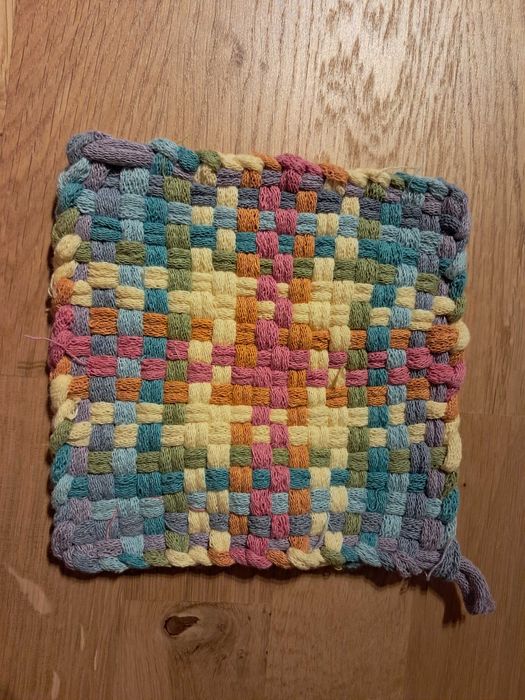 Pegador artesanal de tachos e panelas (pot holder)